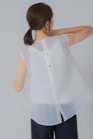 シアーラッセル ノースリトップス｜SHEER RUSSEL NO SLEEVE TOPS