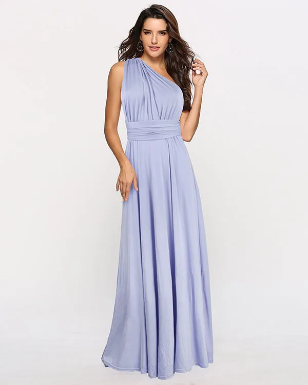 2020 Popular Multi-Wear Bridesmaid Dresses Maxi Convertible Dress