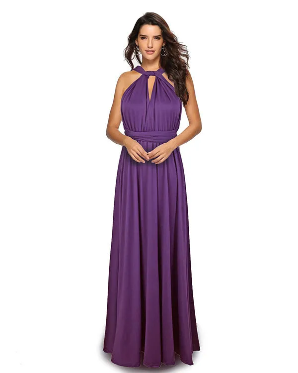 2020 Popular Multi-Wear Bridesmaid Dresses Maxi Convertible Dress
