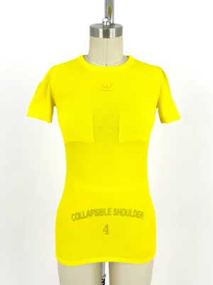 70s Courréges Logo Patch Top