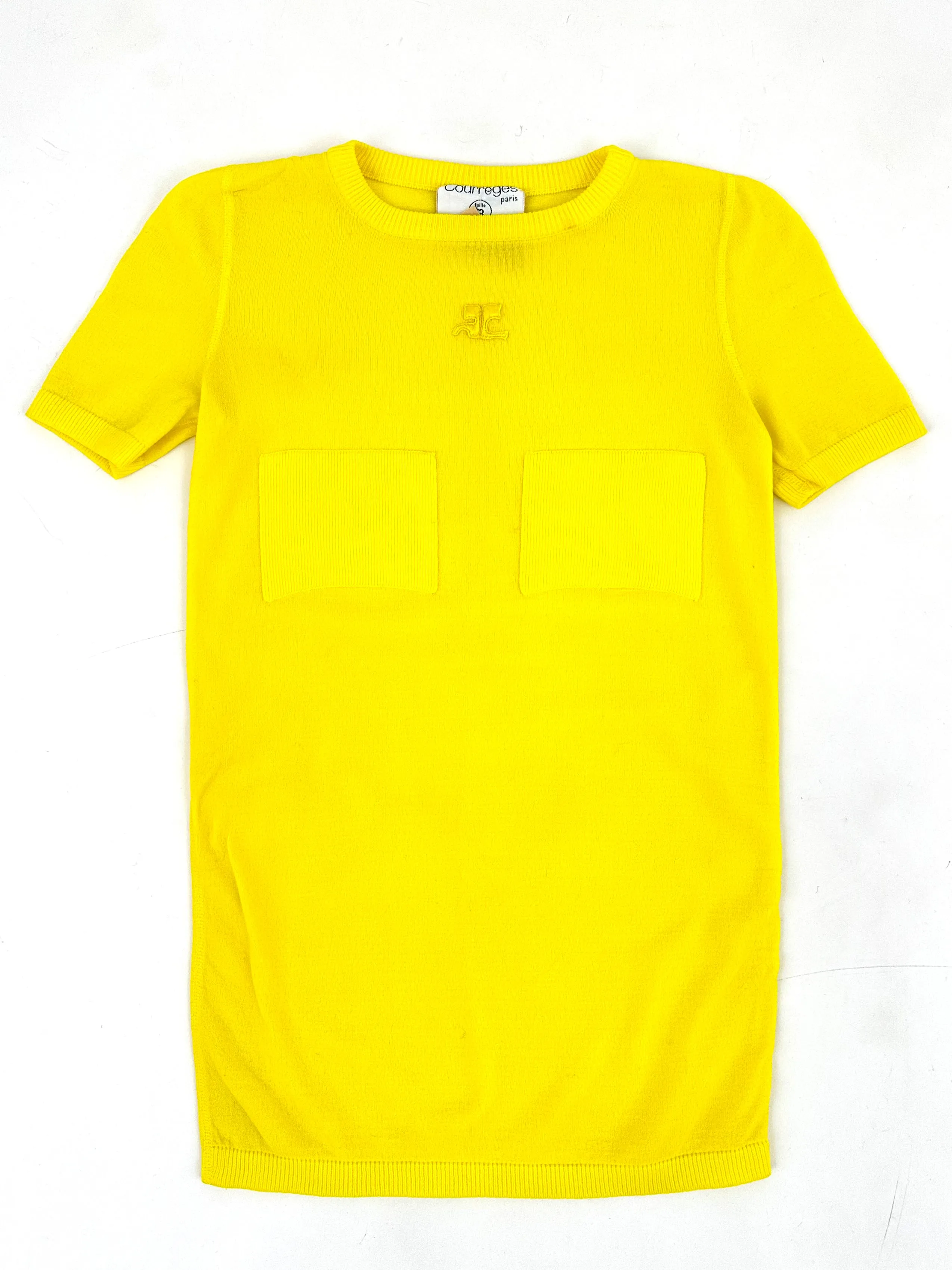 70s Courréges Logo Patch Top