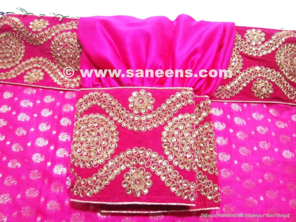 Afghan Bridle Gown In Pink Color