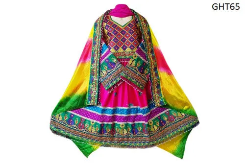 Afghan Bridle Pink Dress