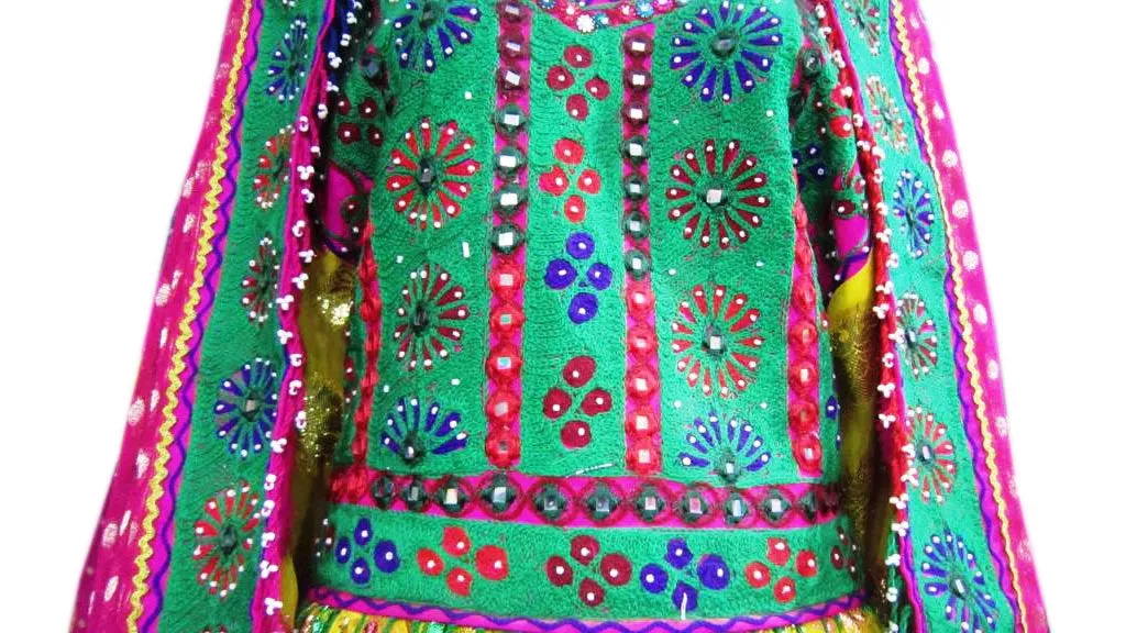 Afghan Yellow Bridle Dress