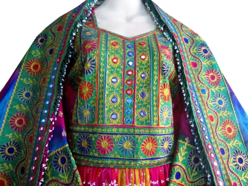 Afghani Brides Green Dress