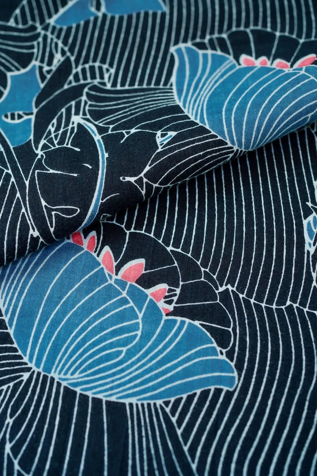 Alana Dress - Lotus Navy