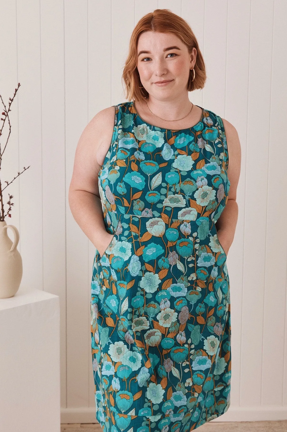 Alana Dress - Poppy Teal
