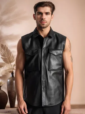 Alchemy Fit Genuine Leather Vest for Men