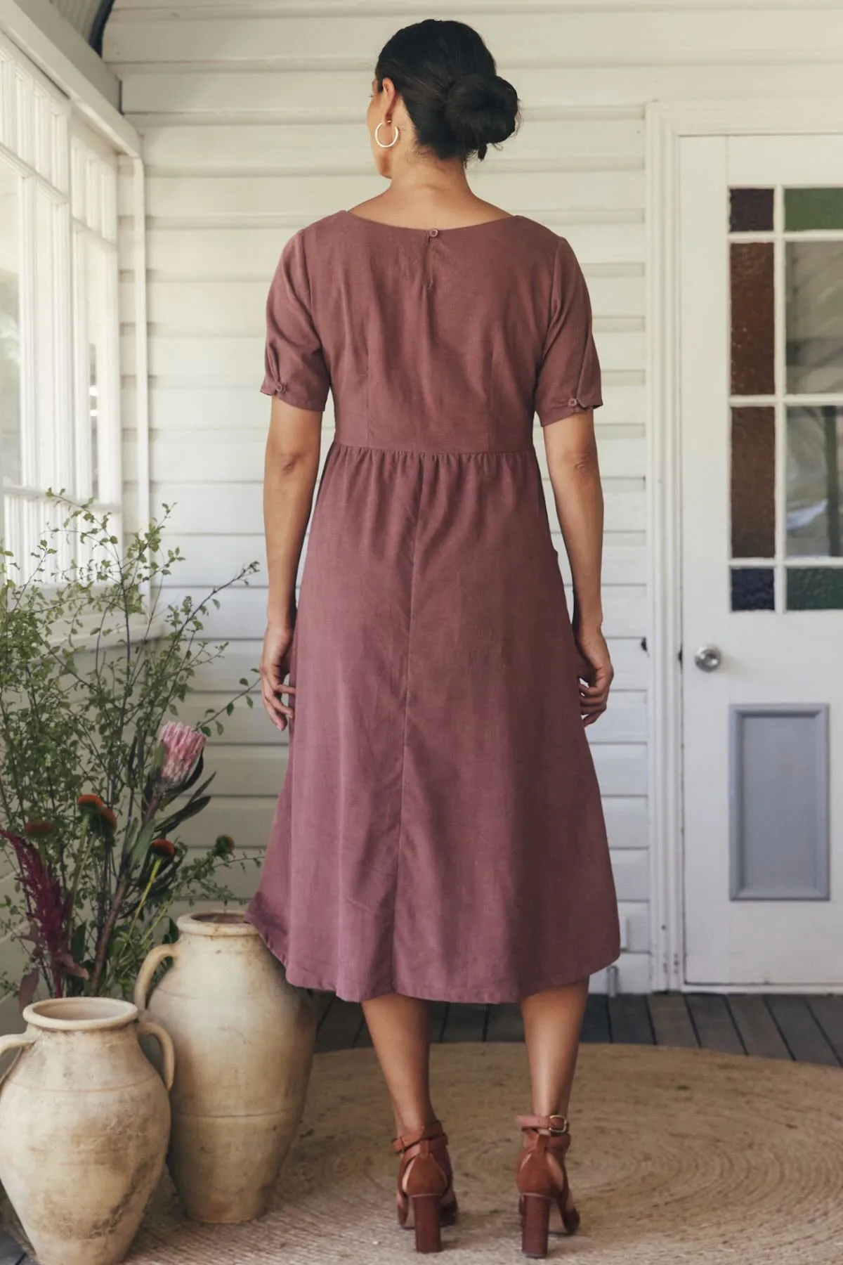 Alice Midi Dress - Clove