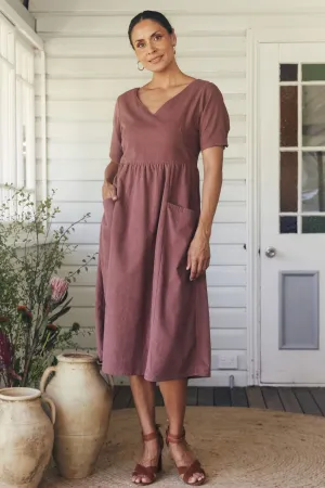 Alice Midi Dress - Clove