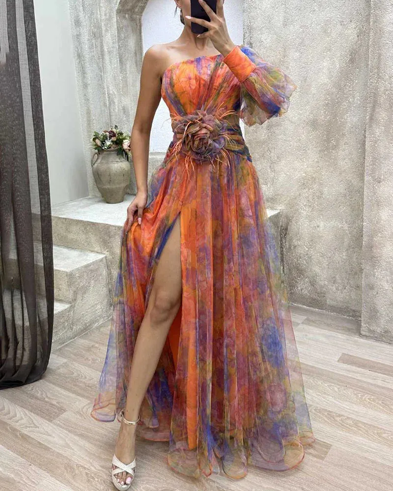 Amelia | Elegant Split Dress