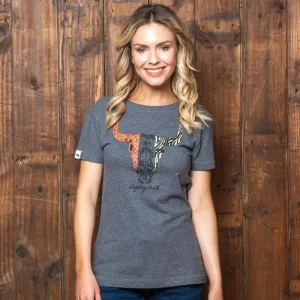Animal Luxe Skull Crew Tee Jackal
