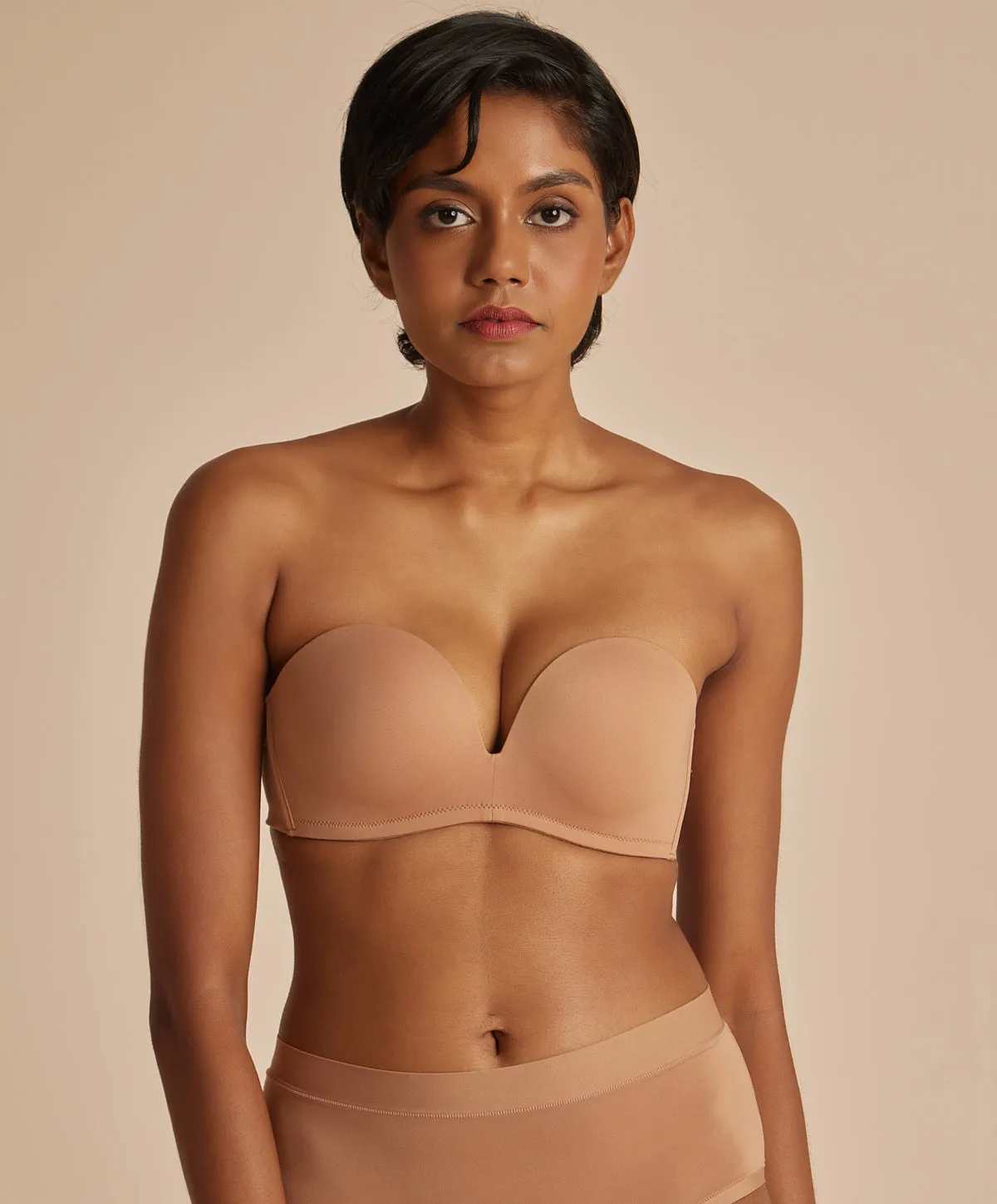 Anti-Slip Push-Up Strapless Bra