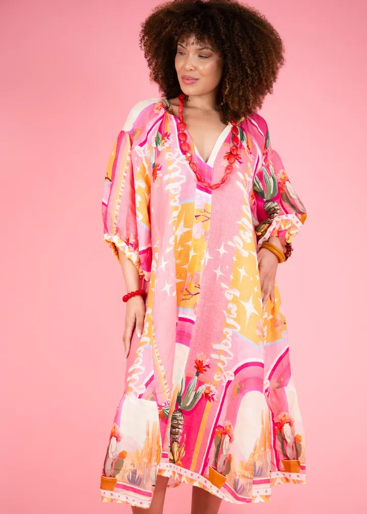 Arizona Boho Dress | Pink