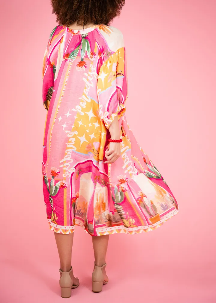 Arizona Boho Dress | Pink