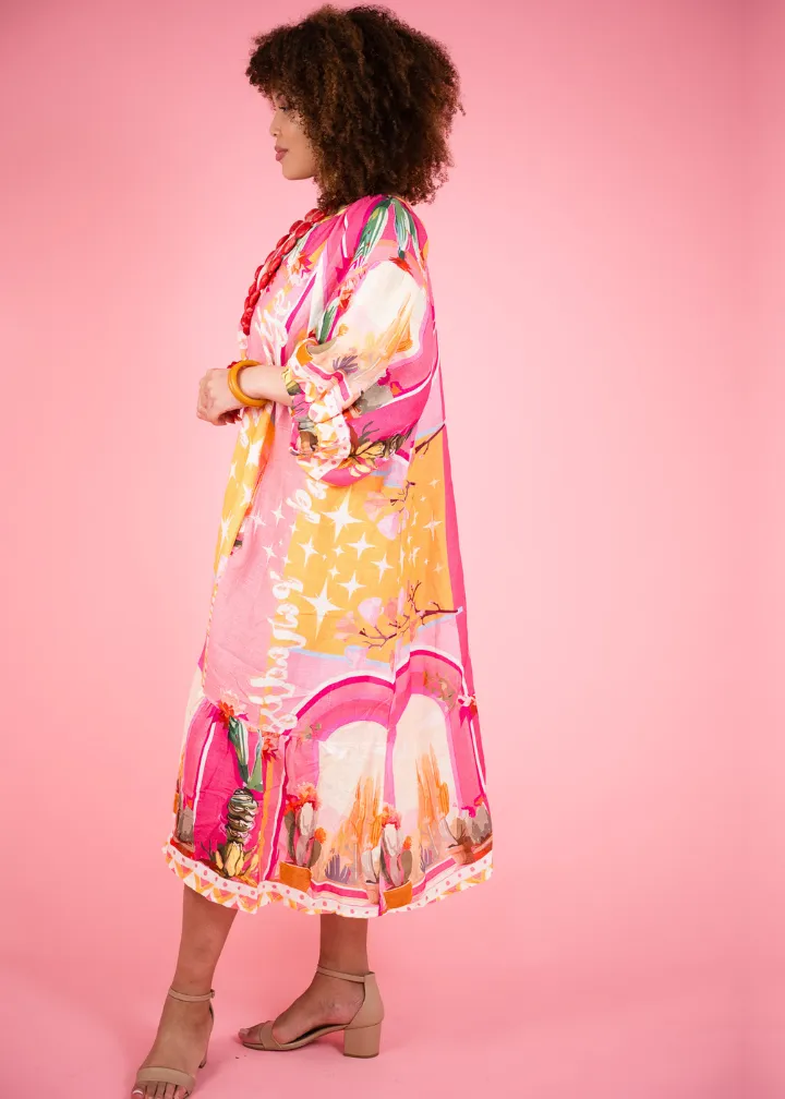Arizona Boho Dress | Pink