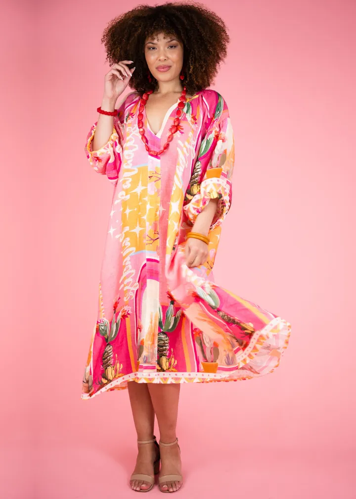 Arizona Boho Dress | Pink