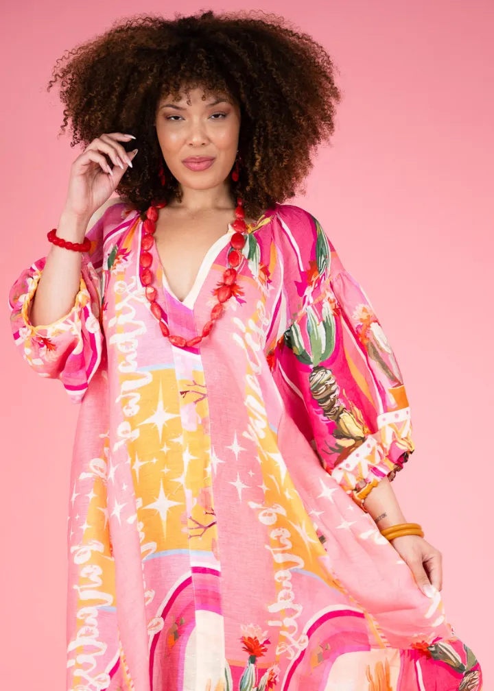 Arizona Boho Dress | Pink