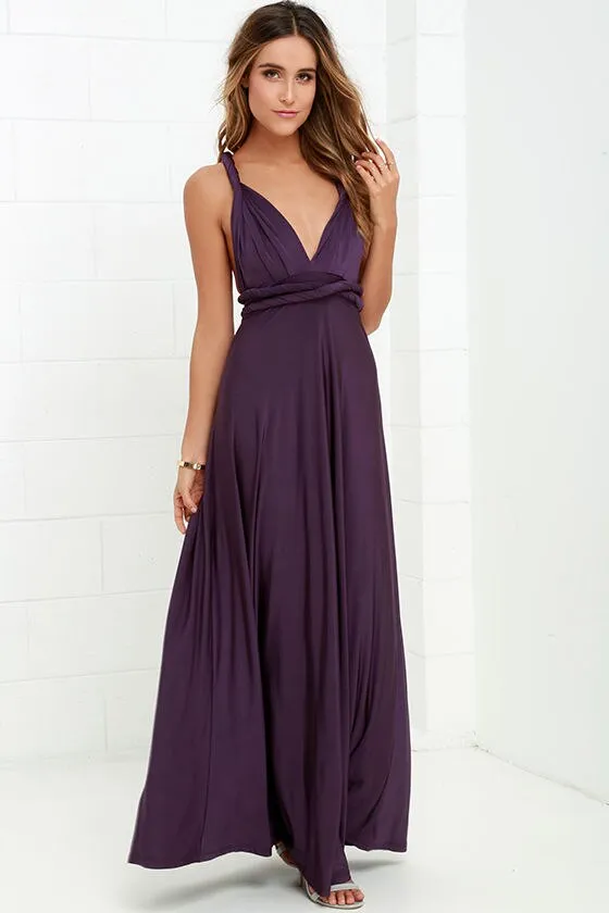 BerryBetty - Sexy Women Maxi Dress Red infinity Long Dress Multiway Bridesmaids Convertible Wrap Party Dresses Robe Longue Femme Plus Size