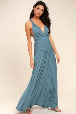 BerryBetty - Sexy Women Maxi Dress Red infinity Long Dress Multiway Bridesmaids Convertible Wrap Party Dresses Robe Longue Femme Plus Size