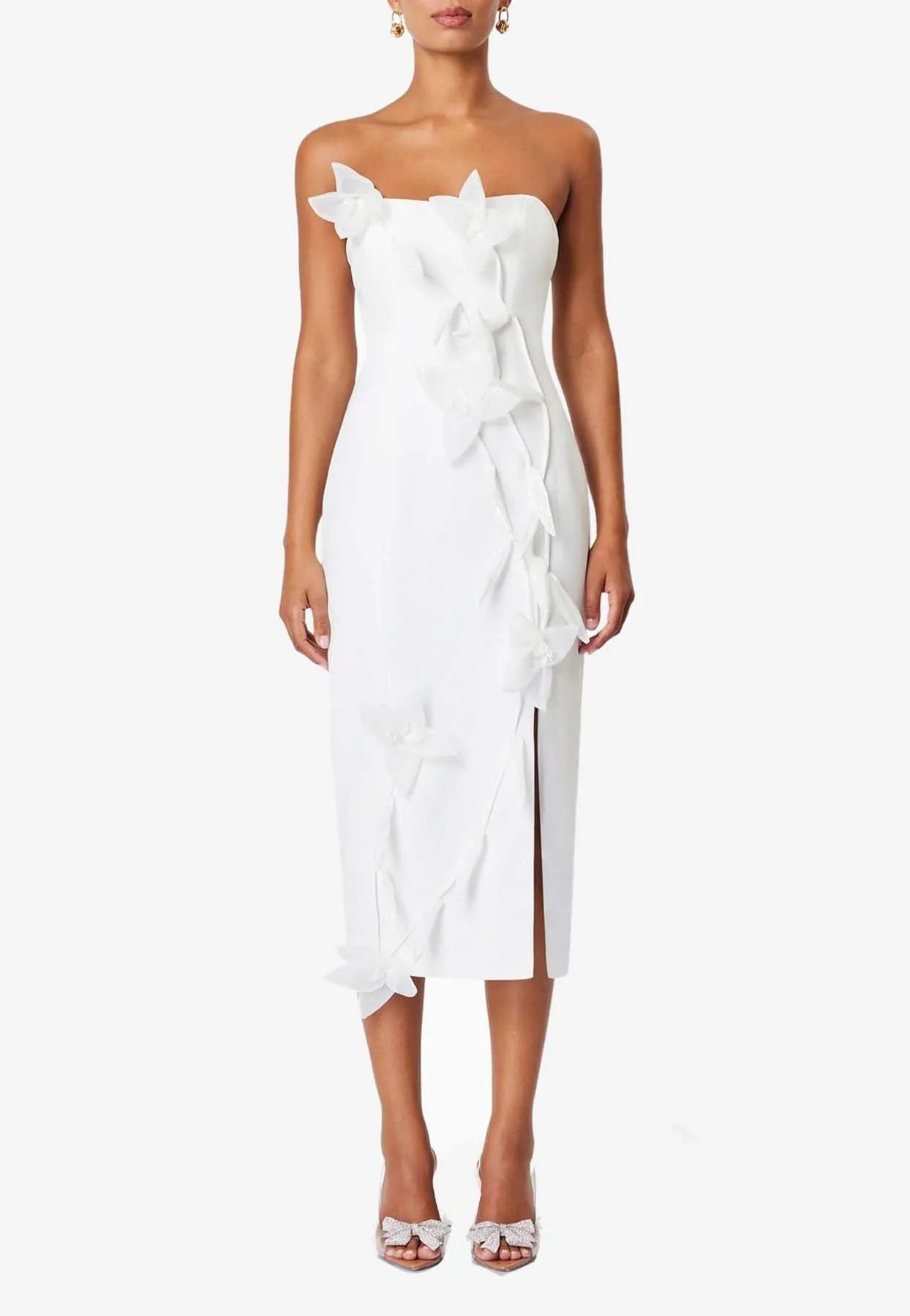 Bethany Strapless Midi Dress