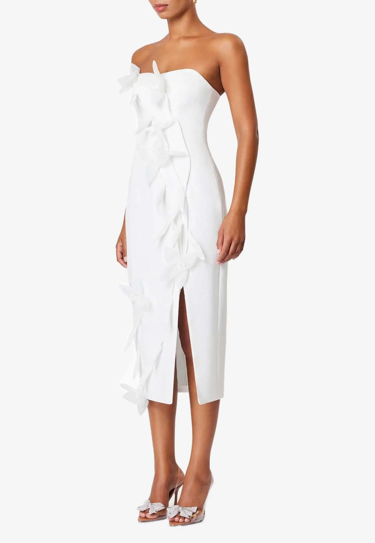 Bethany Strapless Midi Dress