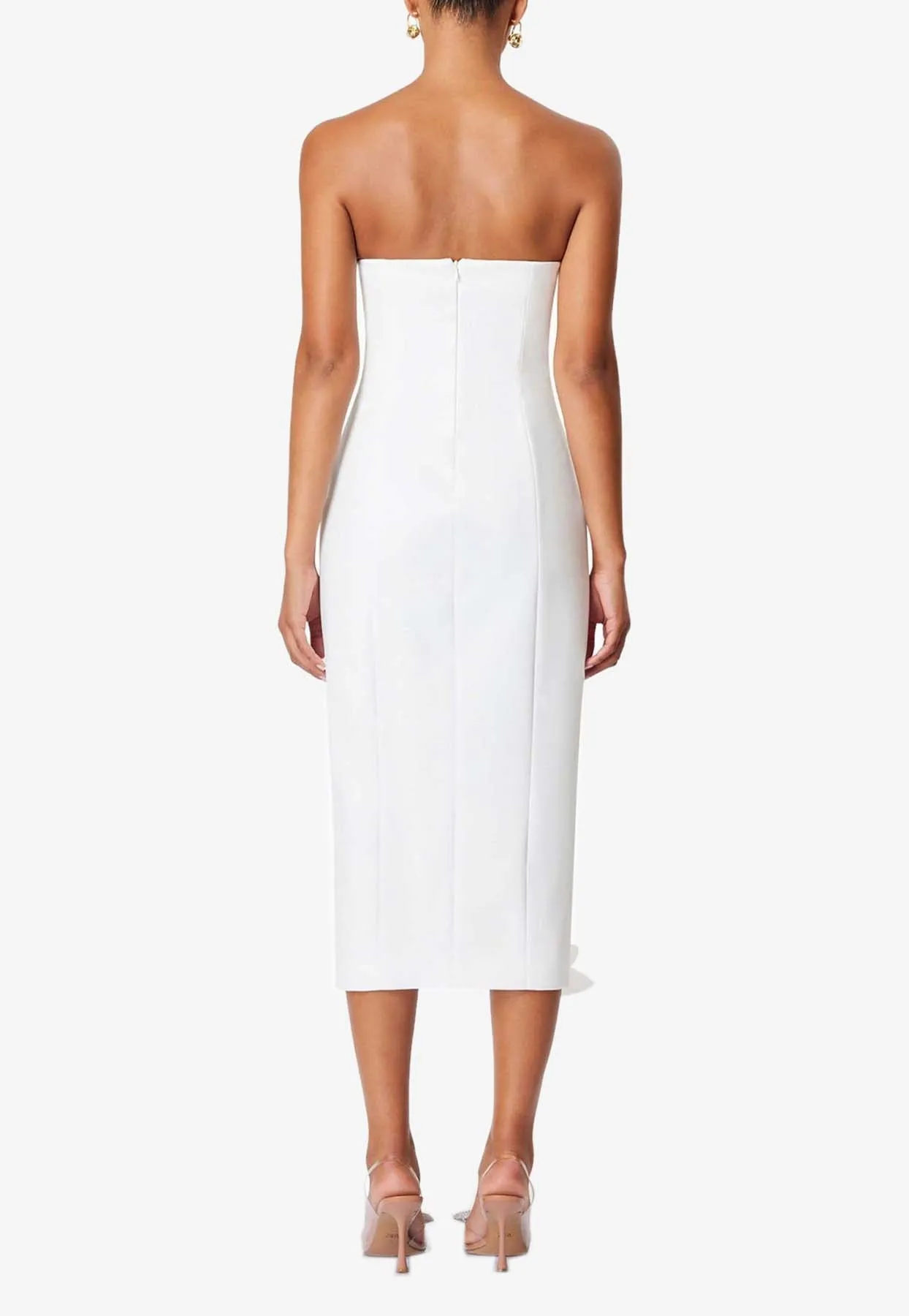 Bethany Strapless Midi Dress