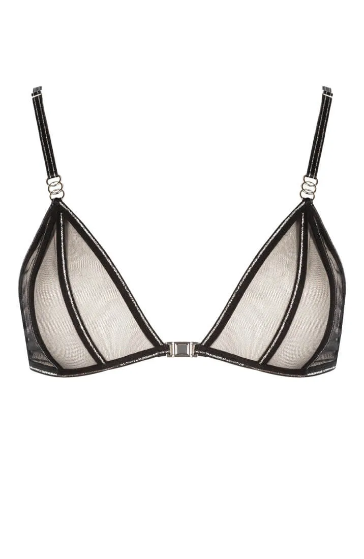 Black bralette - Manhattan Crossed Bra
