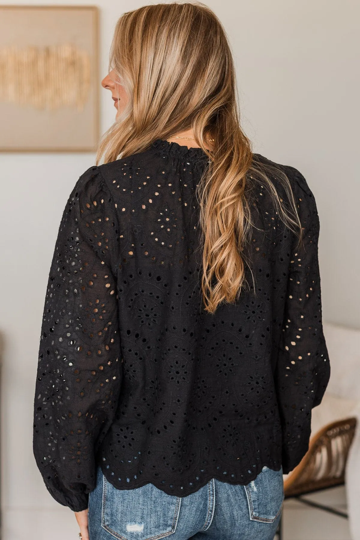 Blessings All Around Top- Black