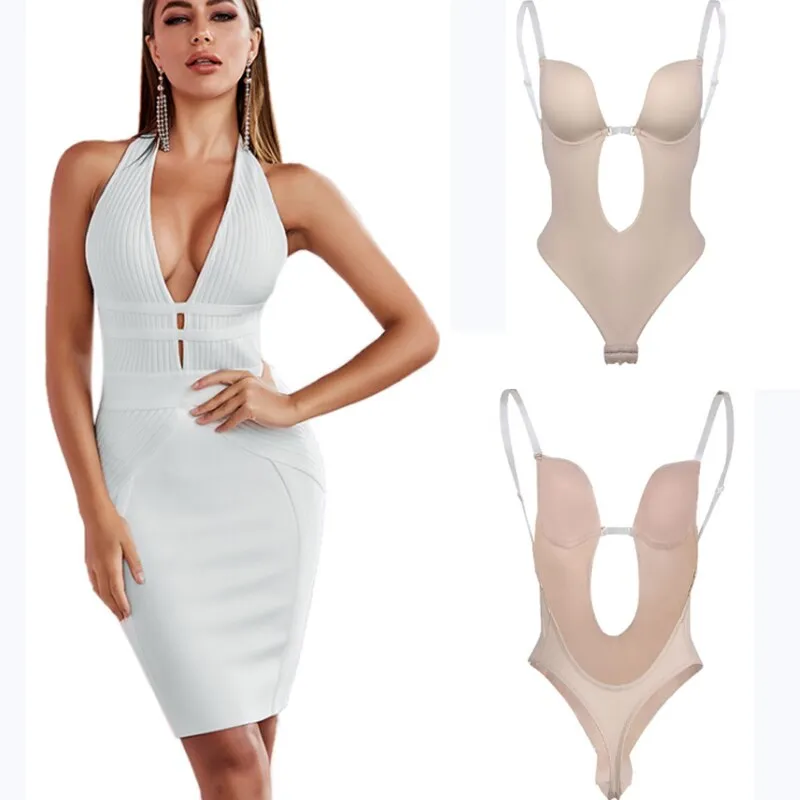 Bodysuit Corset Backless Bra Shapewear