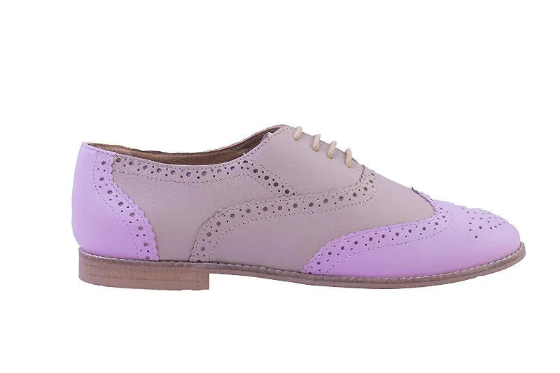 Brogue Pink with Ivory