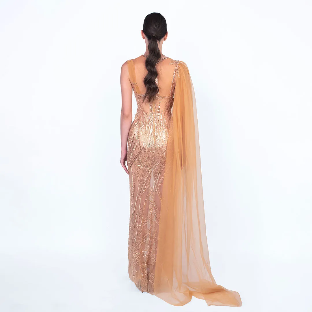 Bronze Elegance Splendor Dress