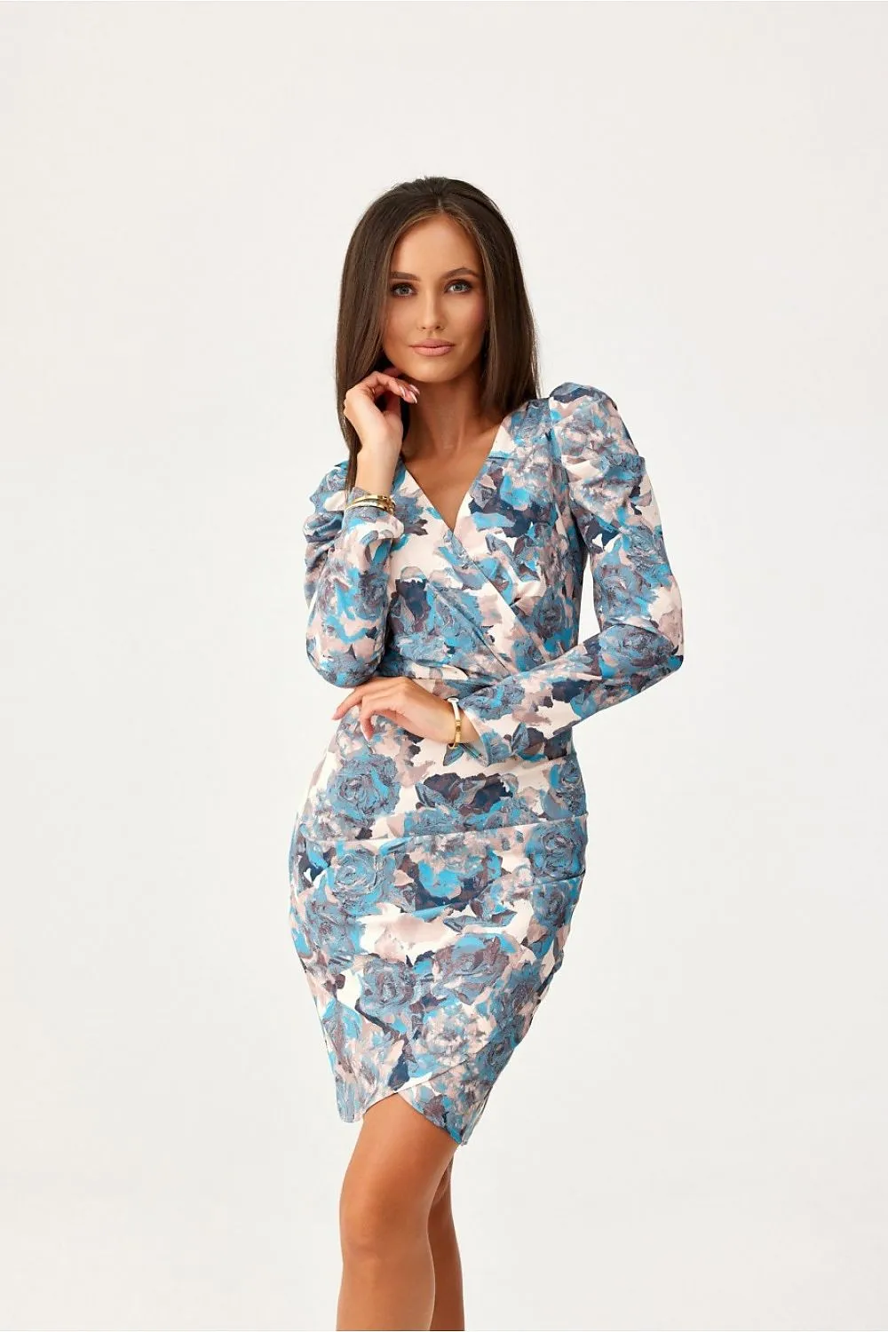 Buff Sleeve Convertible Mini Dress