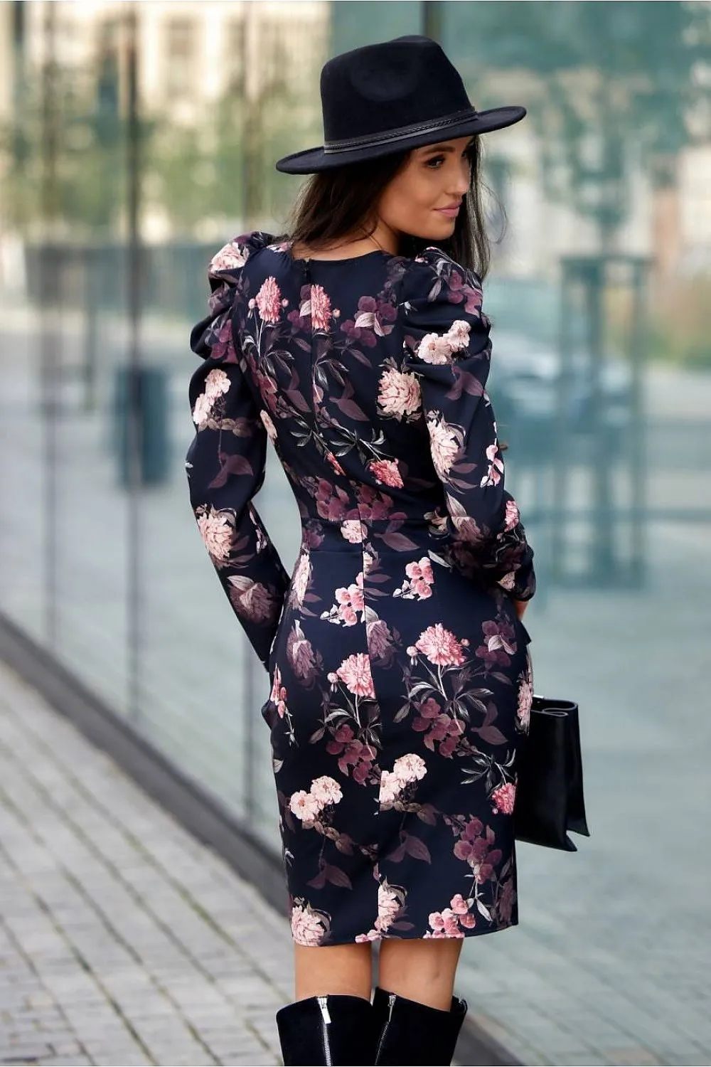 Buff Sleeve Convertible Mini Dress