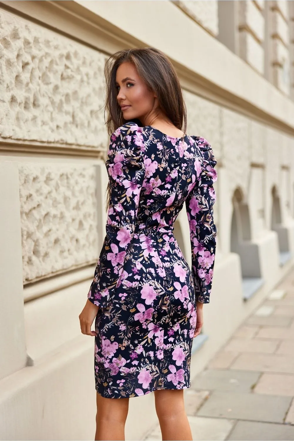 Buff Sleeve Convertible Mini Dress