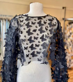 Butterfly Sheer Top
