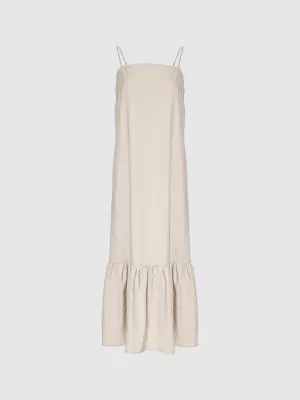 Cami Ruffle Hem A-Line Dresses