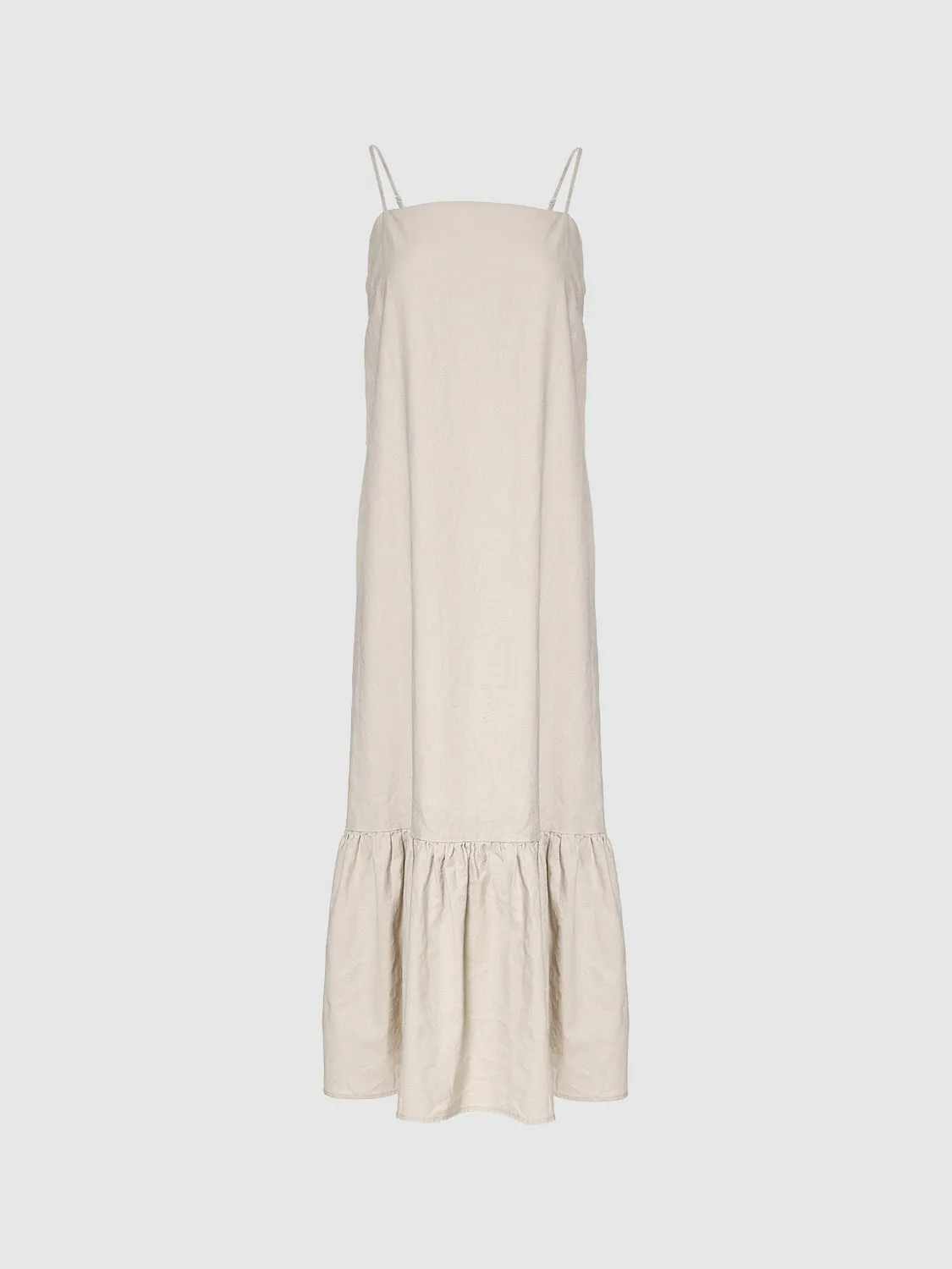 Cami Ruffle Hem A-Line Dresses