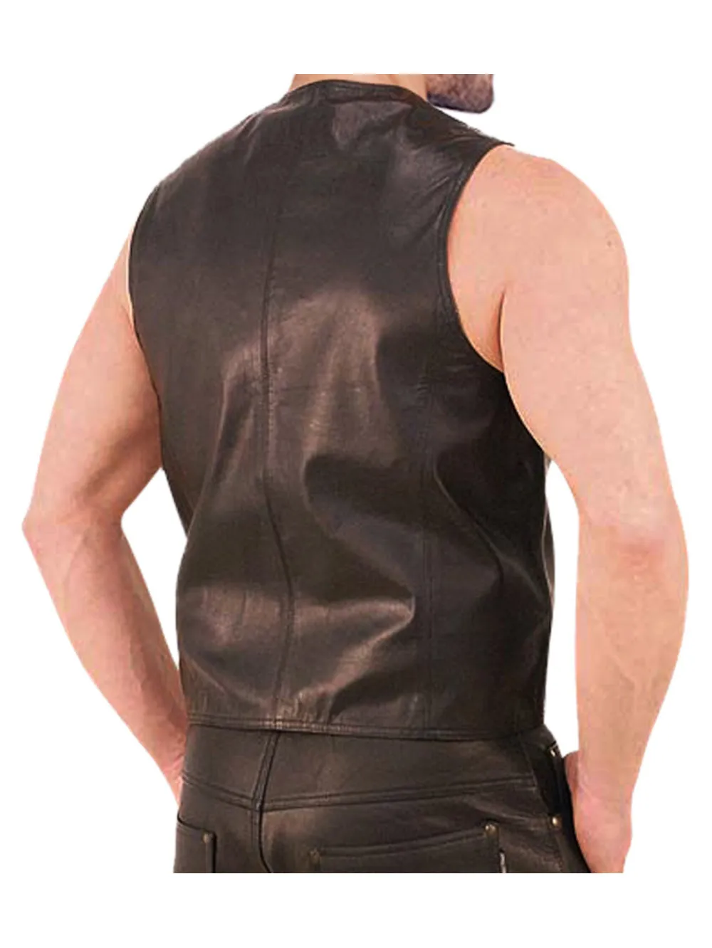 Chef D'Oeuvre Genuine Leather Vest for Men