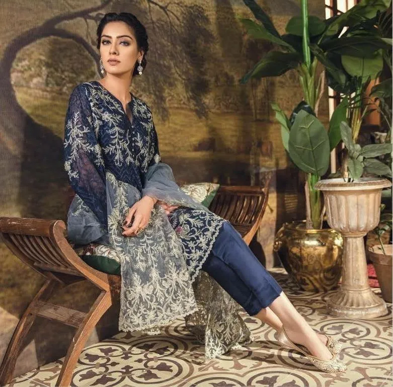 Chiffon Designer Dress by Iznik Model# C 1733