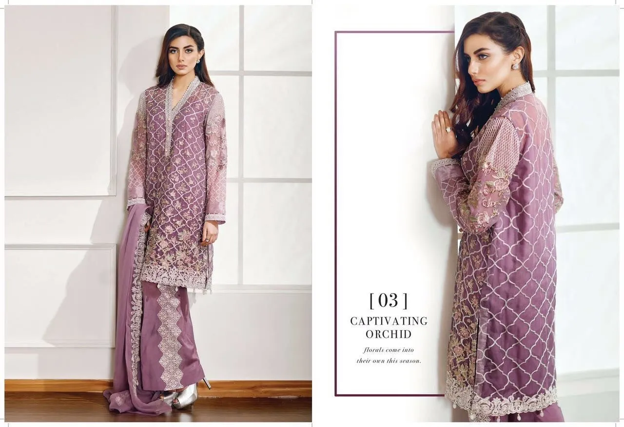 Chiffon party dress by sareen Model#C 69