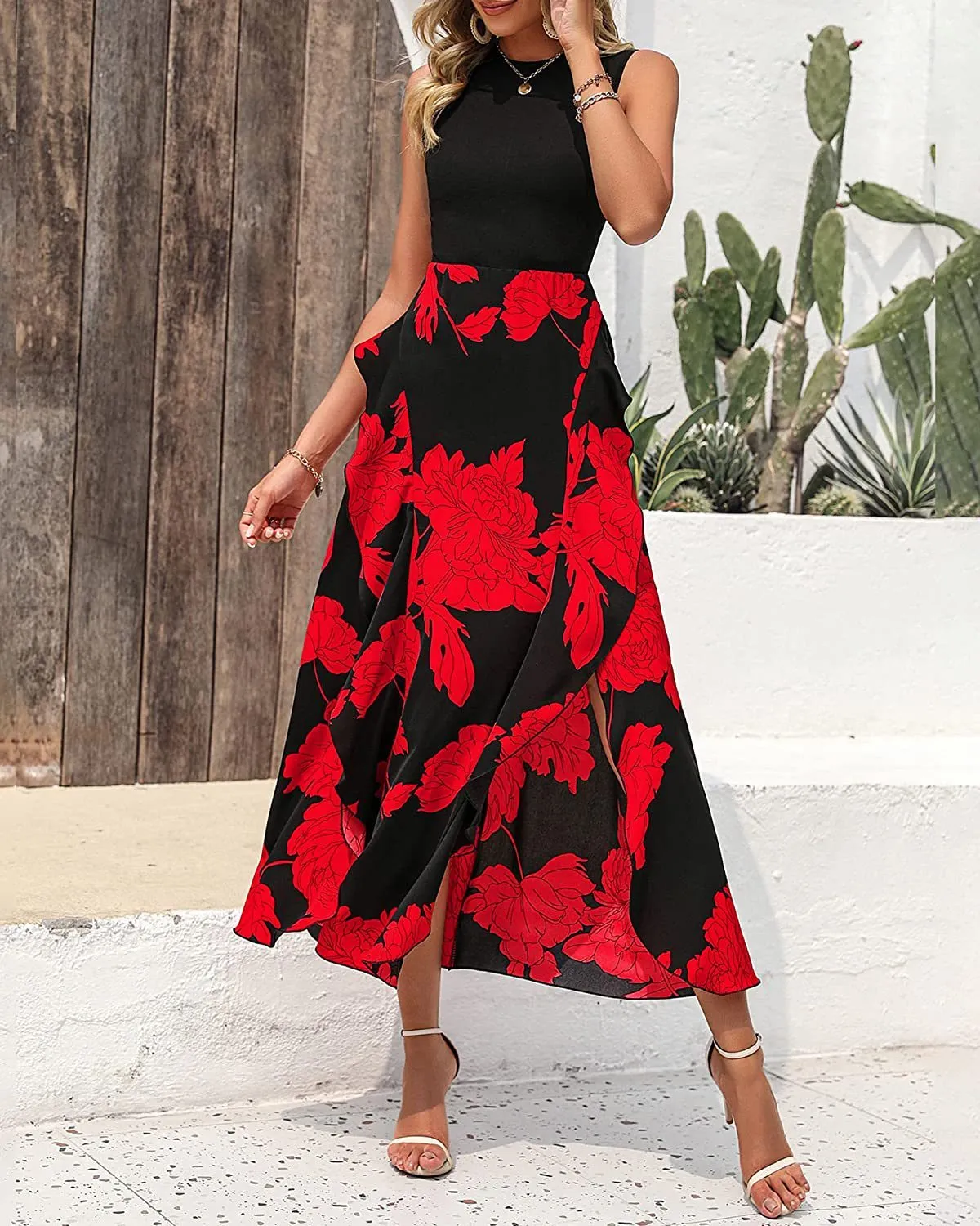 Claire – Elegant Split Dress for Women