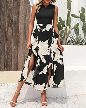 Claire – Elegant Split Dress for Women