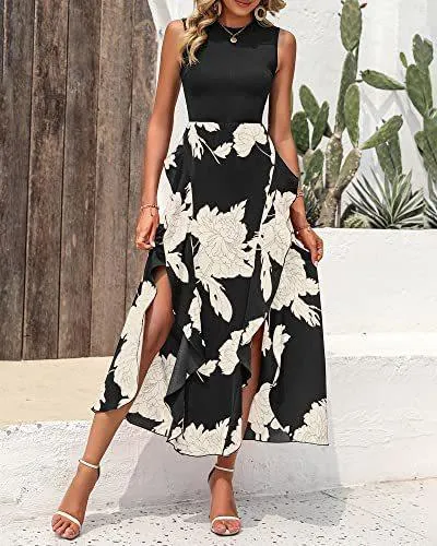 Claire – Elegant Split Dress for Women