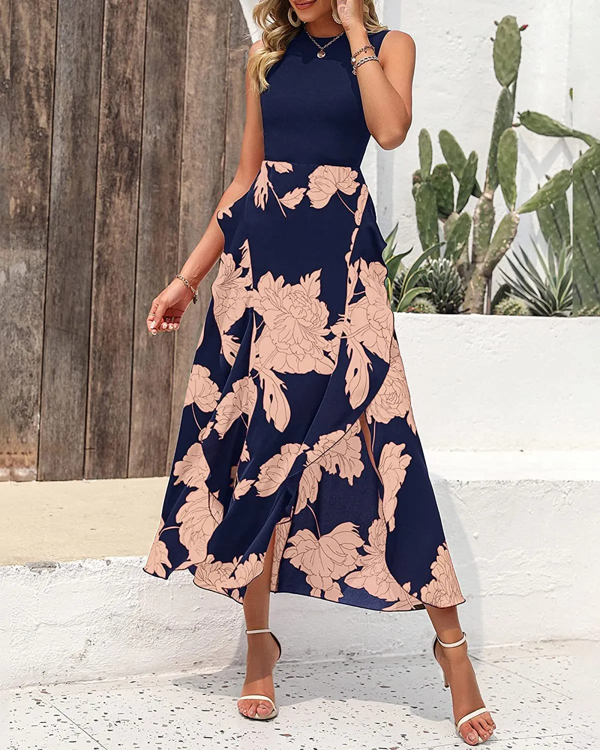 Claire – Elegant Split Dress for Women