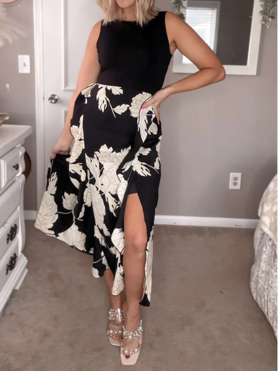 Claire – Elegant Split Dress for Women