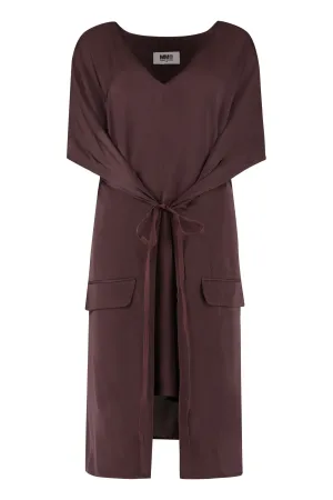 Convertible V-neck dress