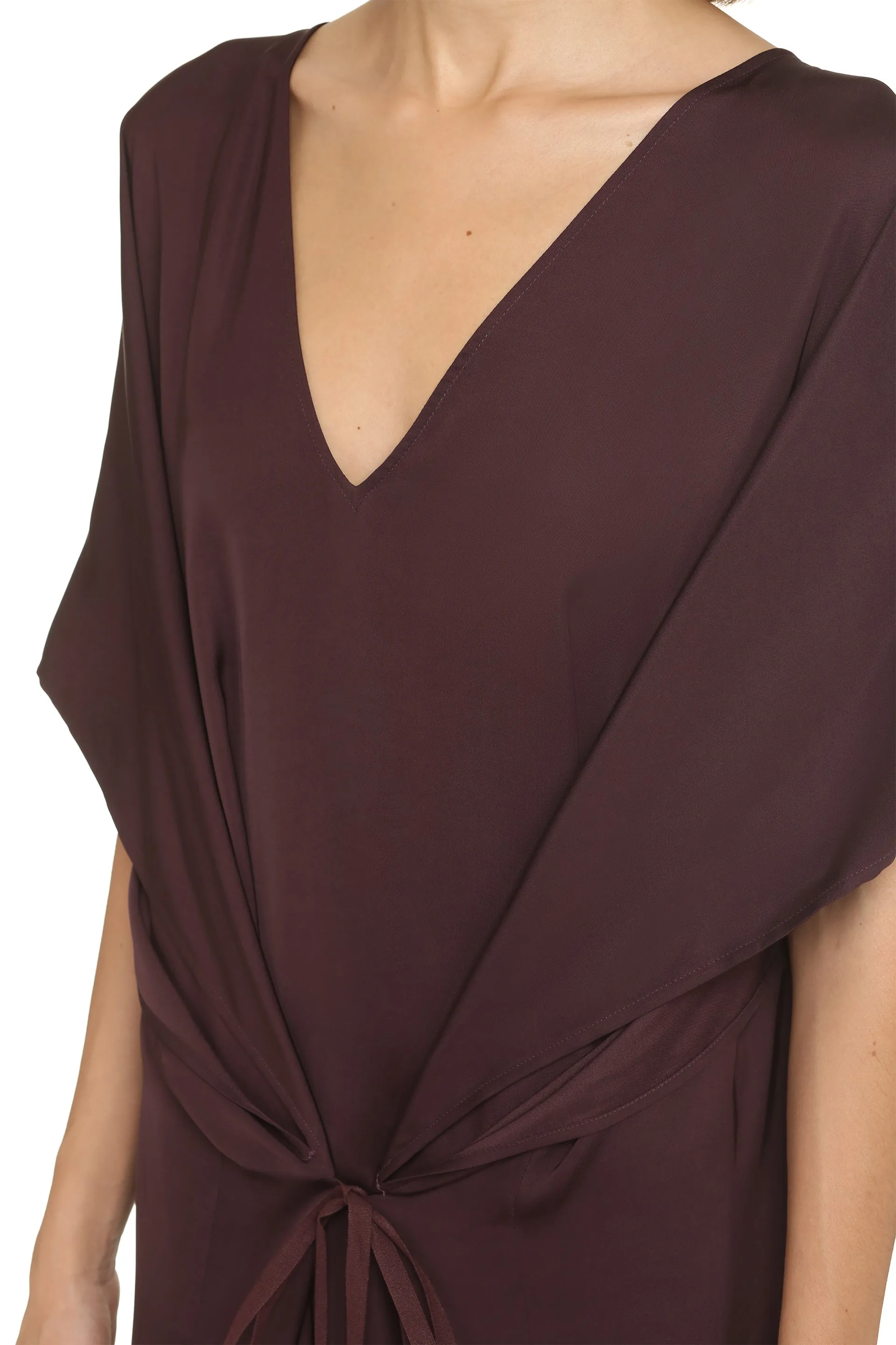 Convertible V-neck dress