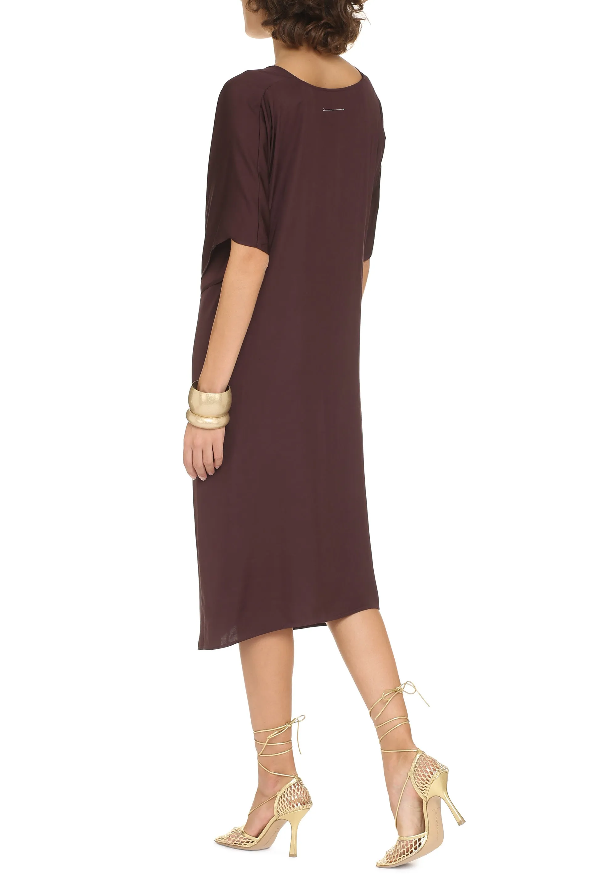 Convertible V-neck dress