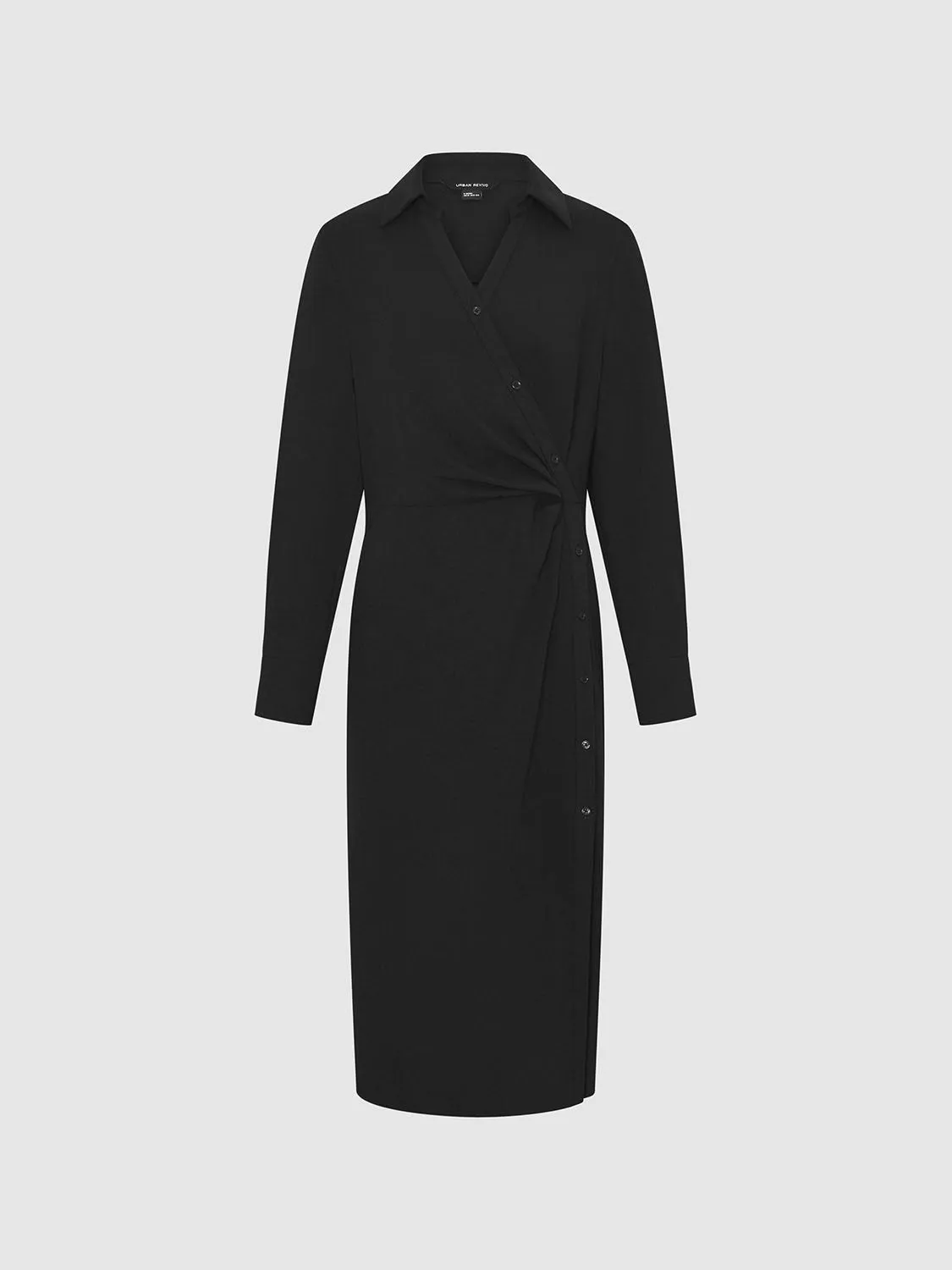Crossover Split Hem Dresses